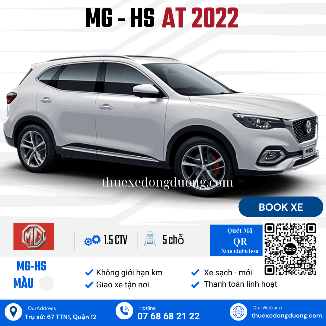 Thuê xe MG HS LUX